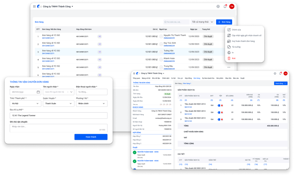 Kho vận - Đơn hàng